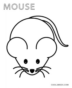 Mouse Coloring Pages Preschool