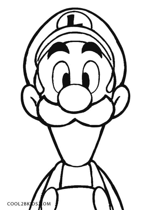 Luigi Haunted Mansion Coloring Page Coloring Pages