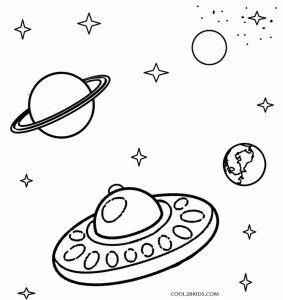 Planet Coloring Pages for Preschoolers