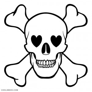 Skull Coloring Page