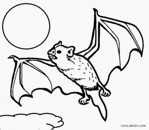 Vampire Bat Coloring Page