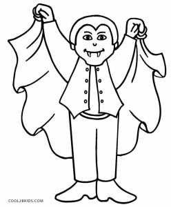 Vampire Coloring Pages