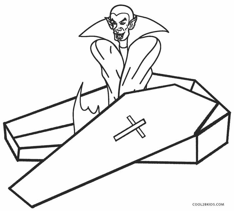 Download Printable Vampire Coloring Pages For Kids