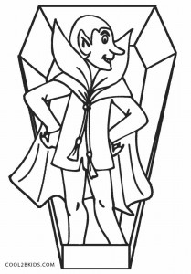 Vampire Coloring Pages to Print