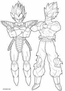 Dragon Ball Z Goku Coloring Pages