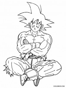 Goku Super Saiyan Coloring Pages