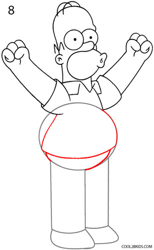 How To Draw Homer Simpson Step By Step Pictures - homer simpson work shirt roblox