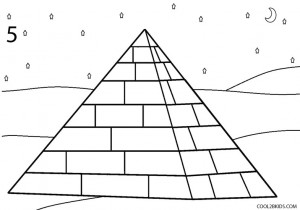 How to Draw a Pyramid Step 5