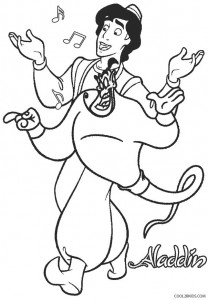 Aladdin Coloring Pages