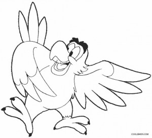 Aladdin Iago Coloring Pages