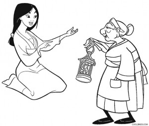 Mulan Coloring Pages