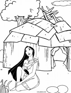 Pocahontas Coloring Pages to Print