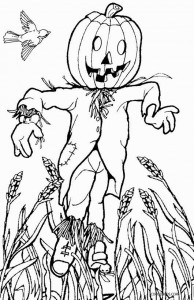 Scarecrow Coloring Pages Printable