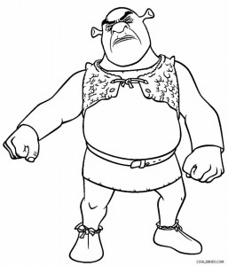 Shrek 2 Coloring Pages