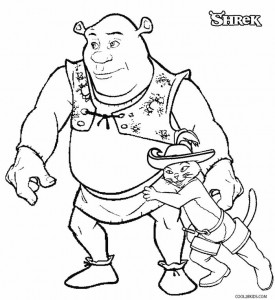 Shrek Coloring Pages Printable