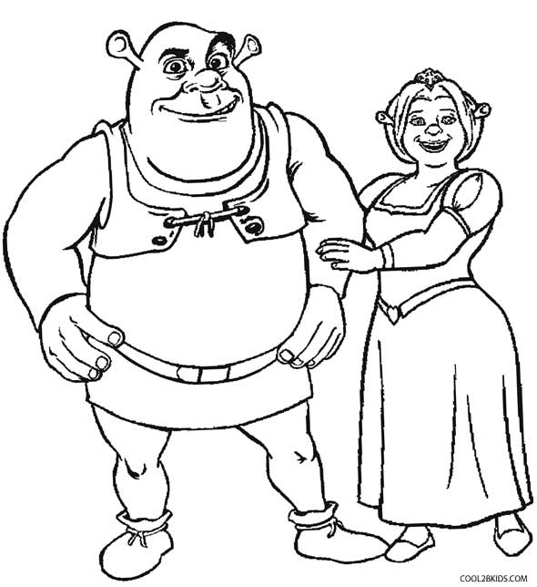 Download Printable Shrek Coloring Pages For Kids