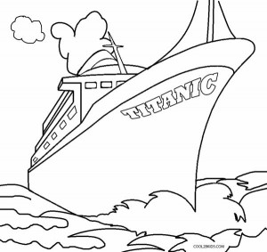 Titanic Coloring Pages Print