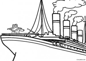 Titanic Coloring Pages for Kids