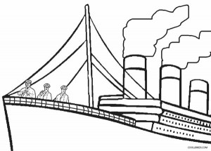 Titanic Coloring Pages for Kids to Print