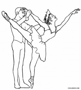 Ballet Coloring Page