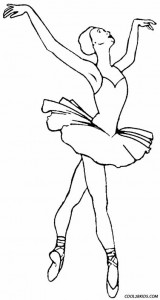 Ballet Positions Coloring Pages