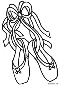 Ballet Shoes Coloring Pages