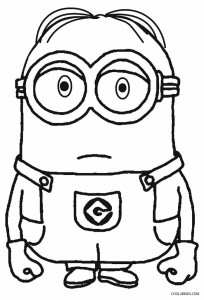 Despicable Me 2 Minion Coloring Pages