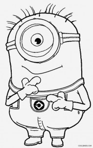 Despicable Me Coloring Pages Minions