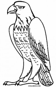 Eagle Coloring Page for Kids