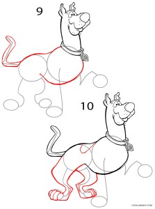 How to Draw Scooby Doo Step 5