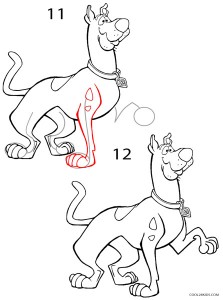 How to Draw Scooby Doo Step 6