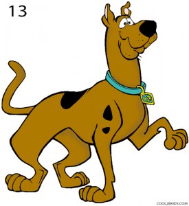 How to Draw Scooby Doo Step 7