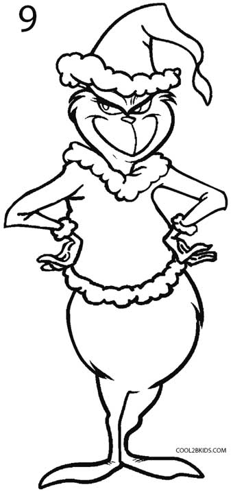 The Grinch That Stole Christmas Free Coloring Pages