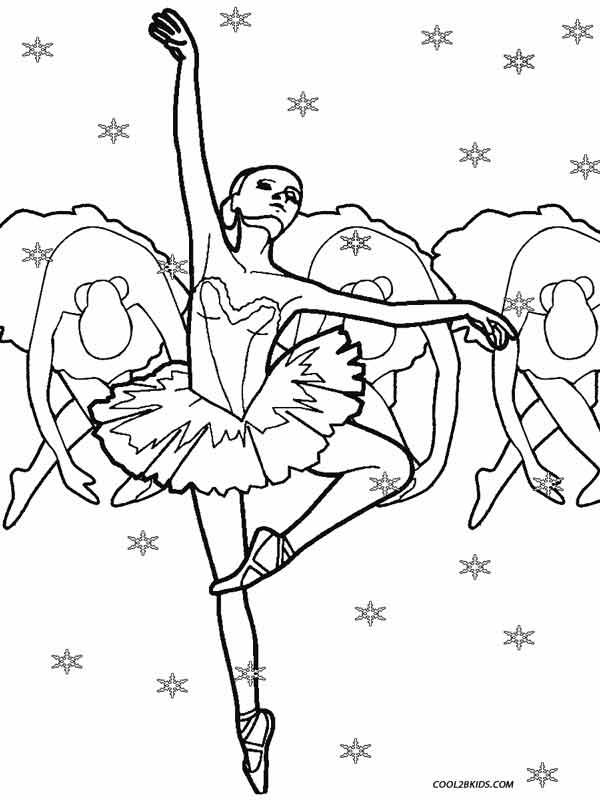 Printable Ballet Coloring Pages For Kids