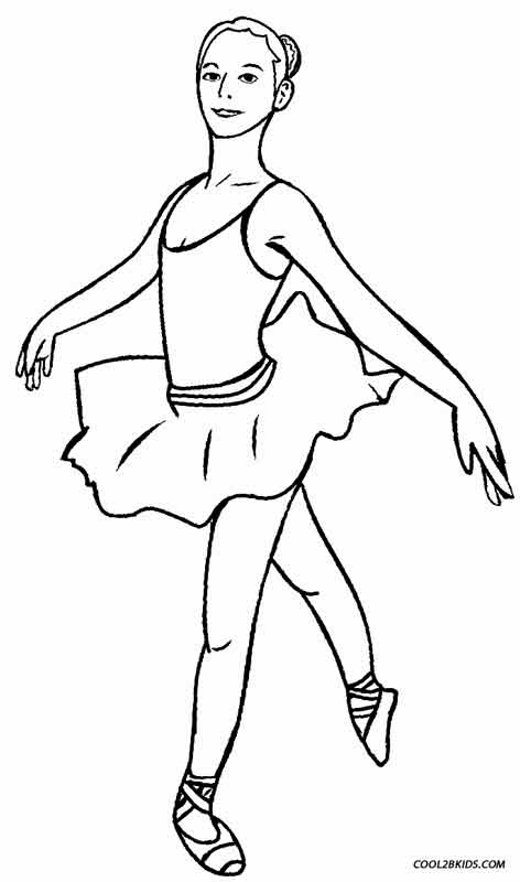 Printable Ballet Coloring Pages For Kids