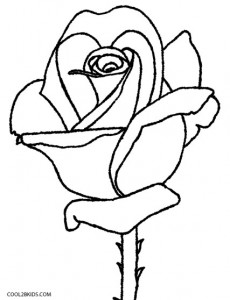 Roses Coloring Page