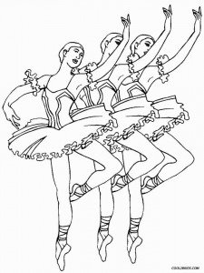 Swan Lake Ballet Coloring Pages