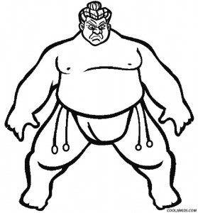 WWE Wrestling Coloring Page