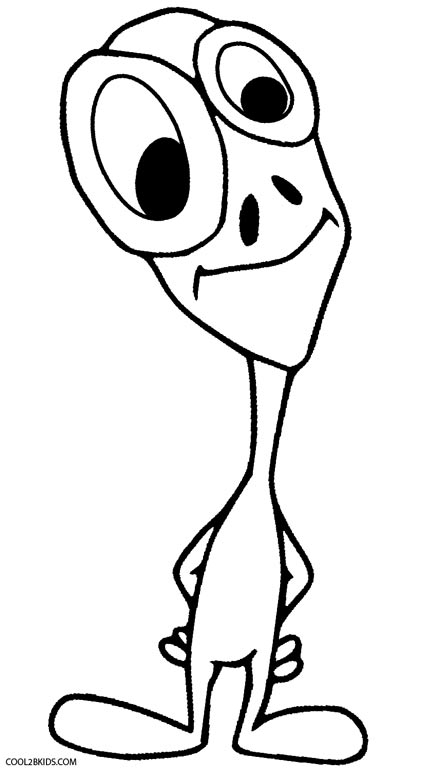 Cute Alien Coloring Pages Coloring Pages