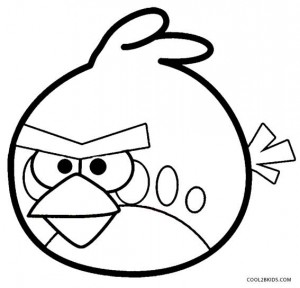 Angry Birds Coloring Page