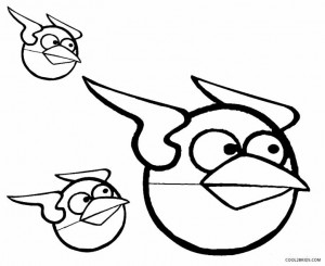 Angry Birds Coloring Pages Blue Bird