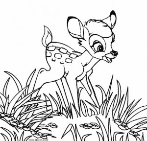 Bambi Coloring Page