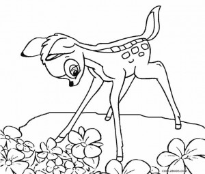Bambi Coloring Pages Disney