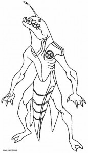 Ben 10 Alien Coloring Pages