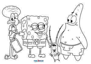 spongebob patrick coloring pages