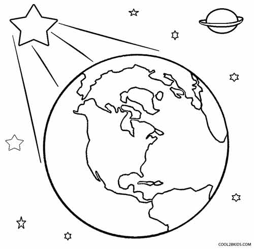 Earth Coloring Pages 9