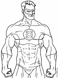 Green Lantern Coloring Pages to Print