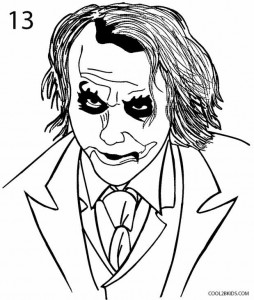 How to Draw the Joker Step 13