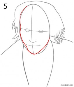 How to Draw the Joker Step 5