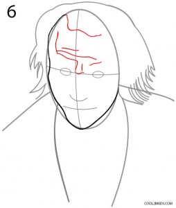 How to Draw the Joker Step 6